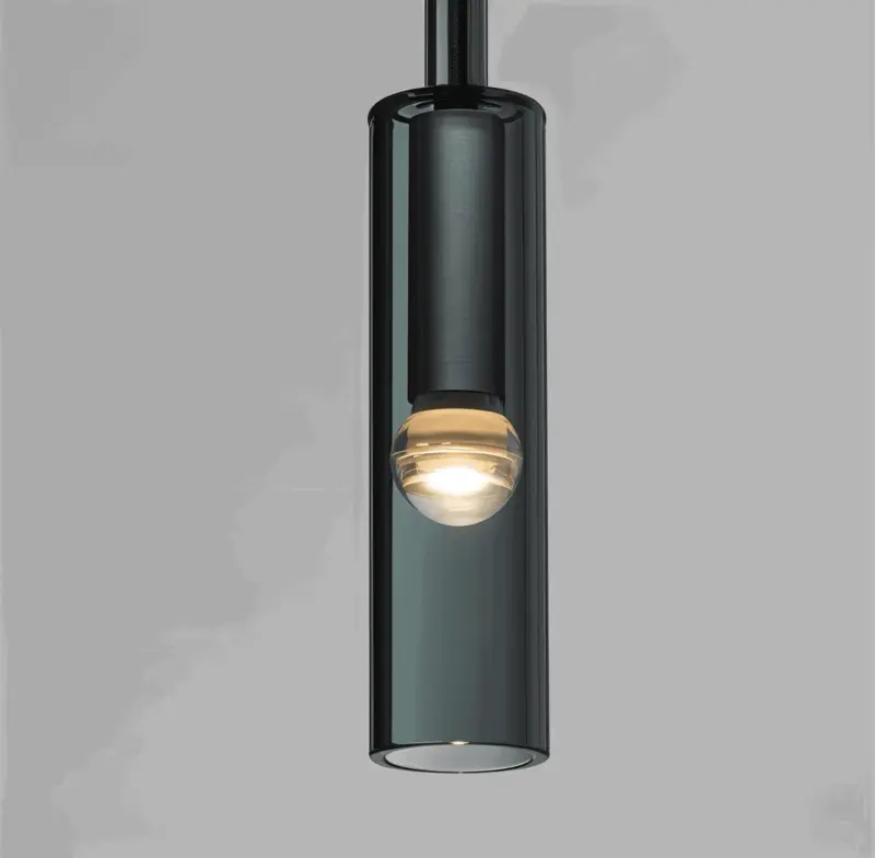 Crystal gray wall lamp Minimalist smoky tube modern wall lamp tag1