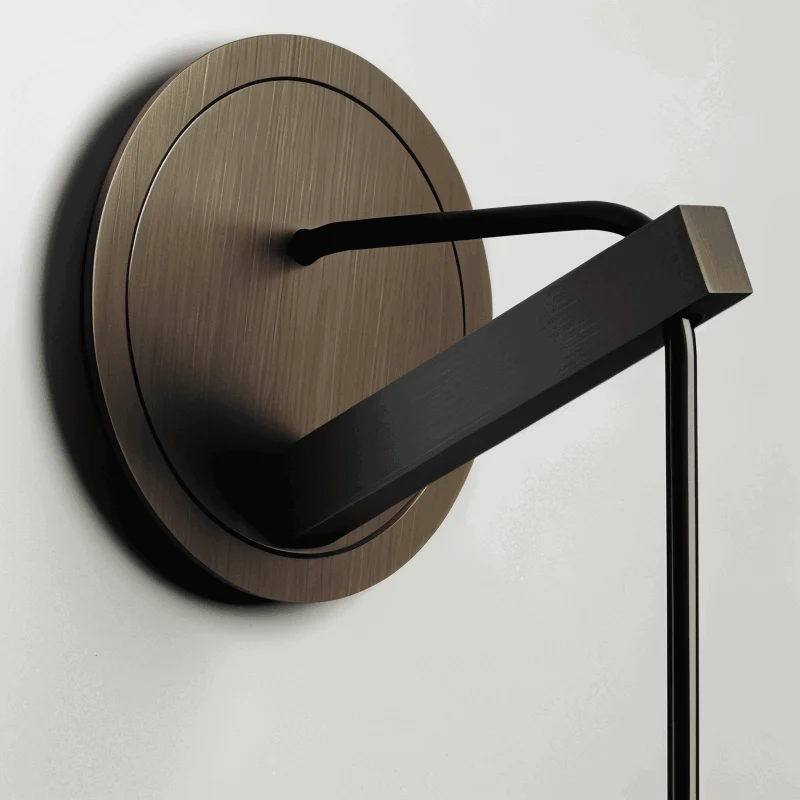 Crystal gray wall lamp - Minimalist smoky tube modern wall lamp -  - #tag1#