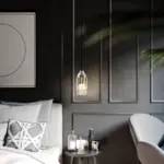Crystal pendant lamp tag1