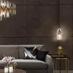 Crystal pendant lamp tag1