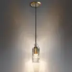 Crystal pendant lamp tag1
