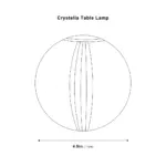 Crystella Table Lamp tag1