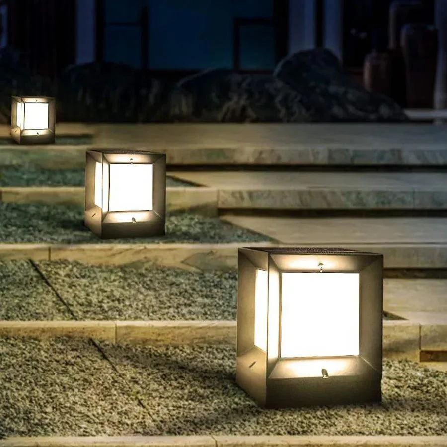 CubeGlow – Cube-Shaped Floor Lamp for Stylish Outdoor Lighting -  - #tag1#