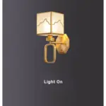 CubeLuxe Modern cube shaped 1 light wall lamp with Chinese elements and weaponized design tag1