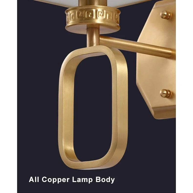 CubeLuxe - Modern cube-shaped 1-light wall lamp with Chinese elements and weaponized design -  - #tag1#