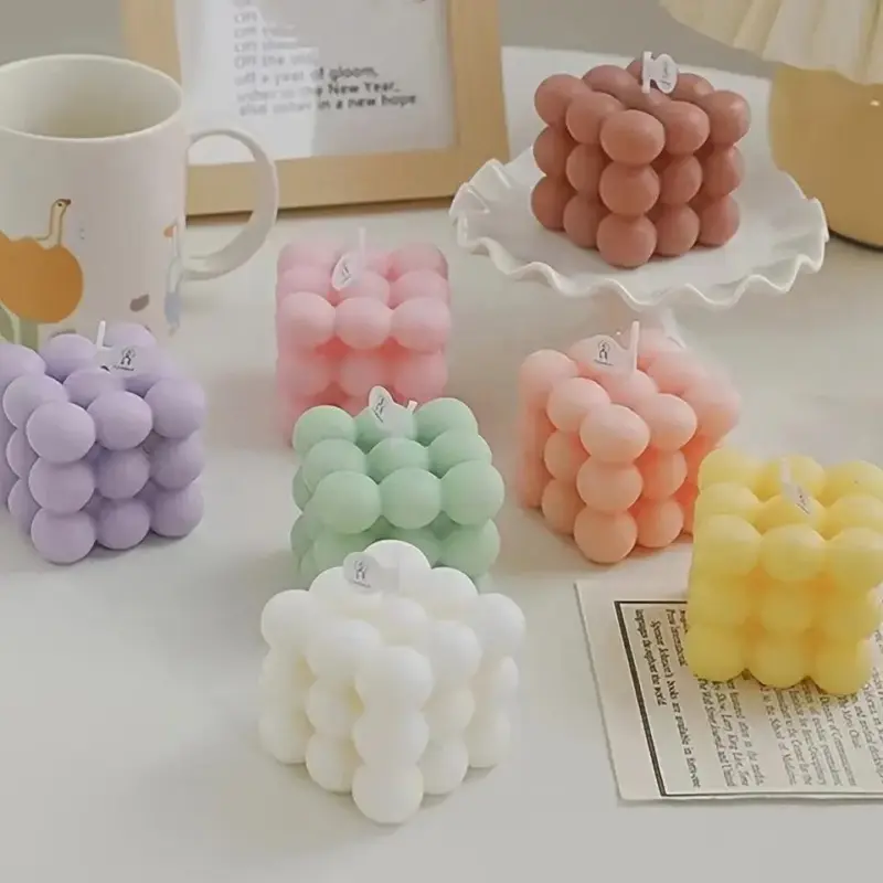 Cube Scented Candle tag1
