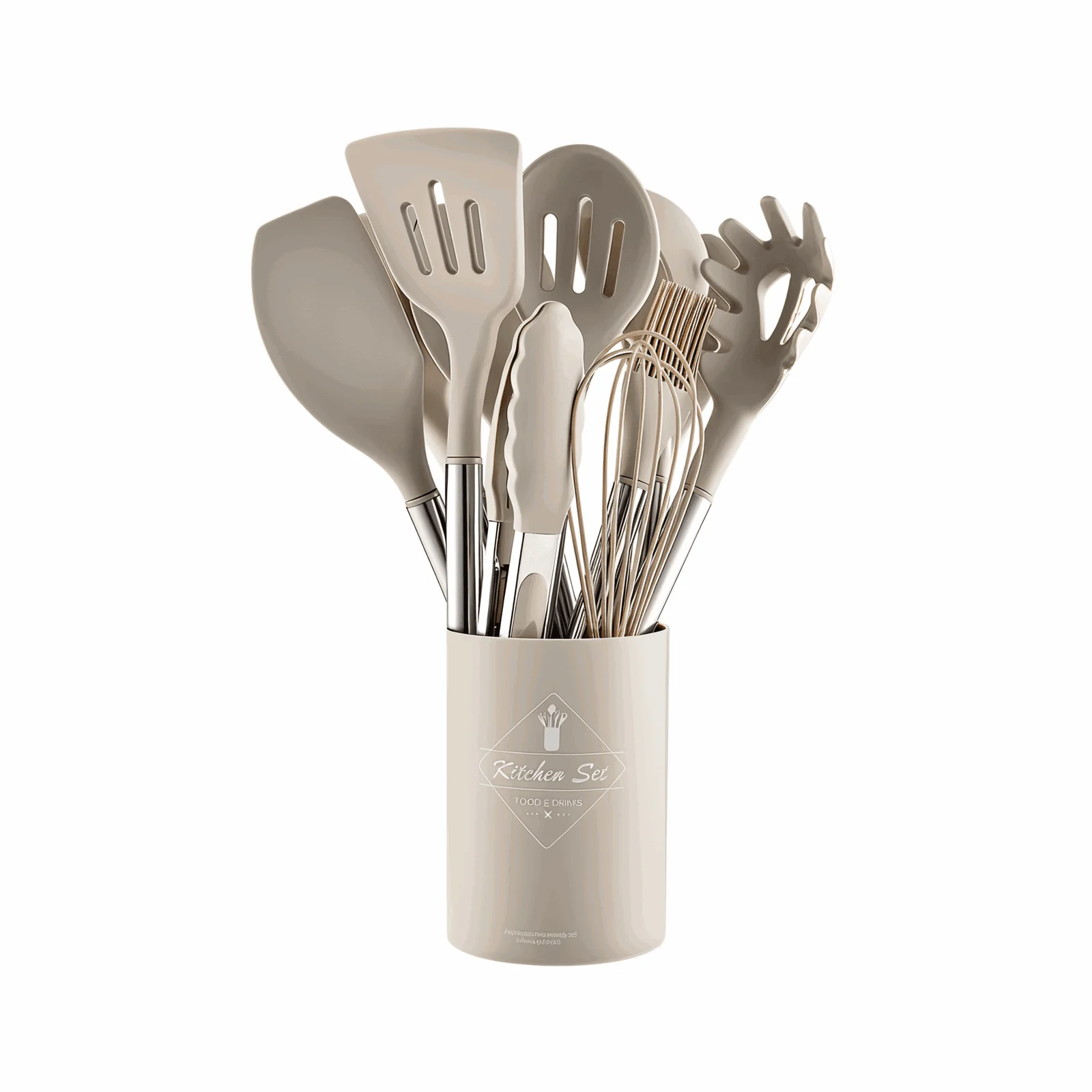 CuisineCraft Silicone Kitchen Utensils Set - 12-piece Cooking Utensils Set -  - #tag1#