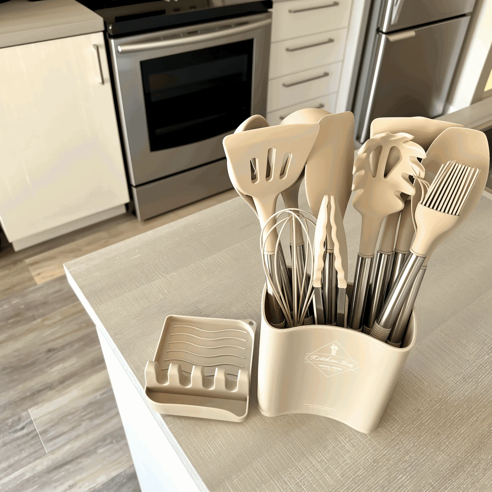 CuisineCraft Silicone Kitchen Utensils Set - 12-piece Cooking Utensils Set -  - #tag1#