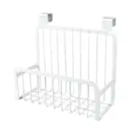 Cupboard Side Storage Rack Kitchen Organizer Shelf Baking Finish Carbon Steel Shelves Hanging Basket tag1