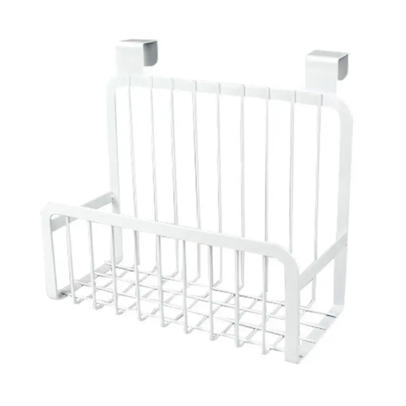 Cupboard Side Storage Rack Kitchen Organizer Shelf Baking Finish Carbon Steel Shelves Hanging Basket tag1