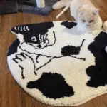 Curled Cat Rug tag1