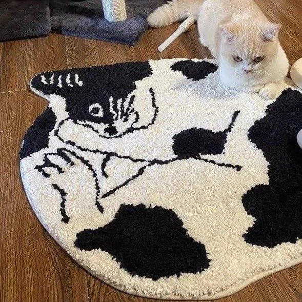 Curled Cat Rug -  - #tag1#