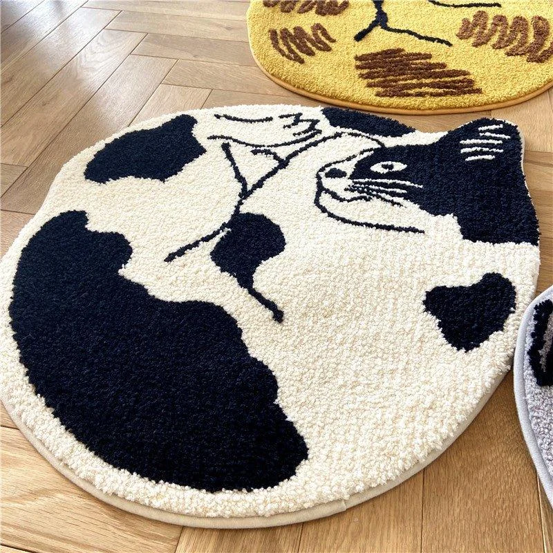 Curled Cat Rug -  - #tag1#