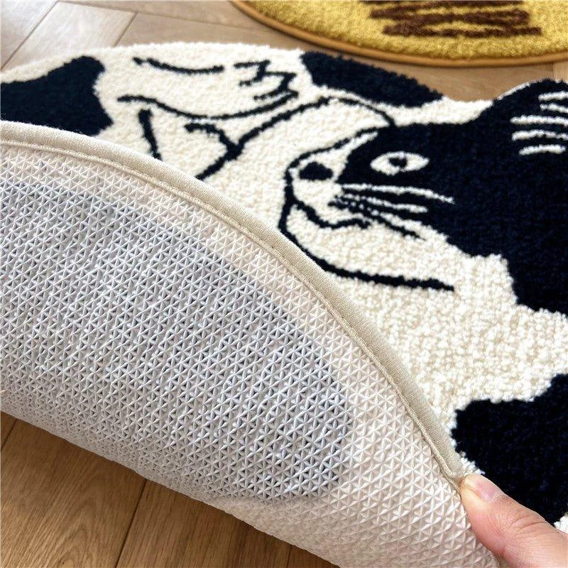 Curled Cat Rug -  - #tag1#