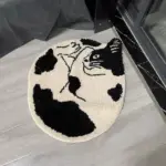 Curled Cat Rug tag1