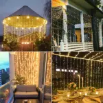 Curtain Lights SolarGlow Outdoor LED Eco Friendly Design tag1