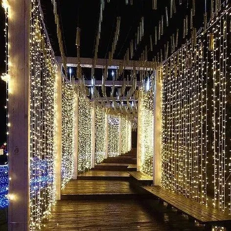 Curtain Lights - SolarGlow - Outdoor LED - Eco-Friendly Design -  - #tag1#