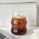 Curved Creative Heat Resistant Glass Coffee Mug tag1