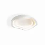 Curvy White Ceiling Light Minimalist Dimmable Flush Mount LED Lamp tag1