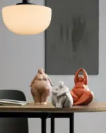 Curvy Yoga Lady Figures Sculpture