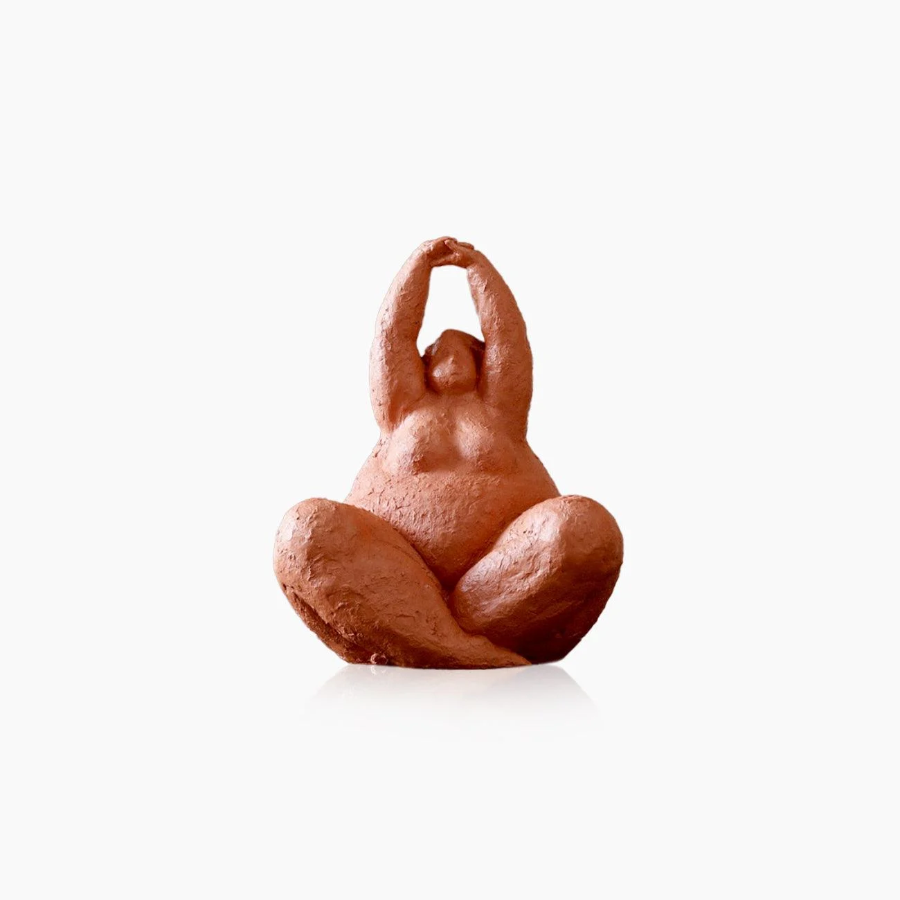 Curvy Yoga Lady Figures Sculpture -