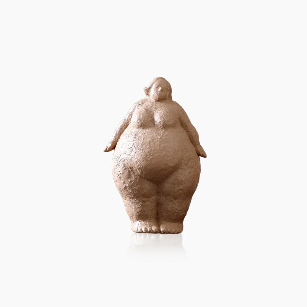 Curvy Yoga Lady Figures Sculpture -