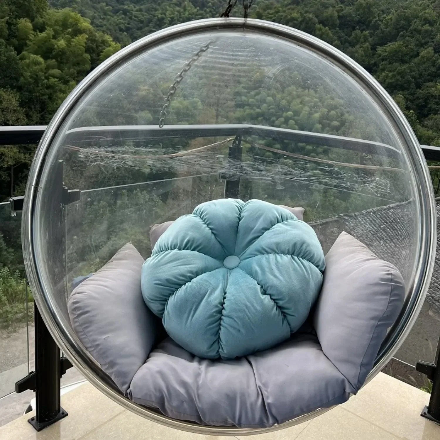 Cushion - Bloom - Flower-shaped - Decorative Round Cushion -  - #tag1#