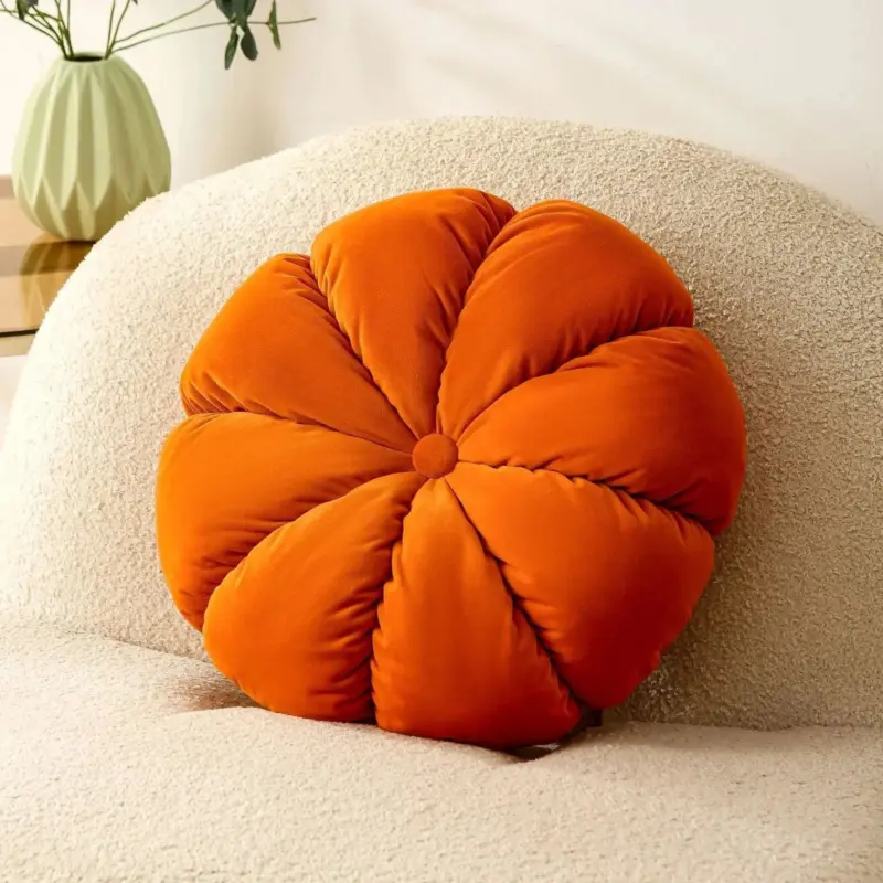 Cushion Bloom Flower shaped Decorative Round Cushion tag1