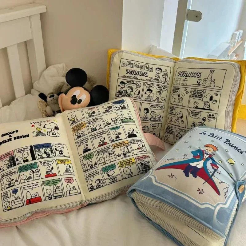 Cushion - Cartoon Book Cushion - Cute - children's pillow -  - #tag1#