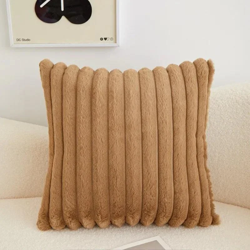 Cushion - Rabbit fur - Wonderfully comfortable - Soft and plush -  - #tag1#