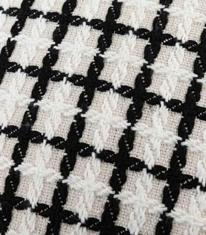 Cushion Cover Check Plaid Jacquard 45 cm -  - #tag1#