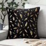 Cushion Cover Feather Fur tag1