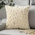 Cushion Cover Feather Fur tag1