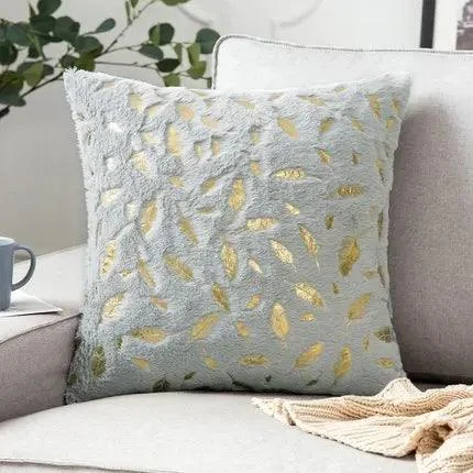 Cushion Cover Feather Fur -  - #tag1#