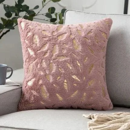 Cushion Cover Feather Fur -  - #tag1#