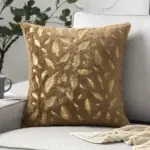 Cushion Cover Feather Fur tag1