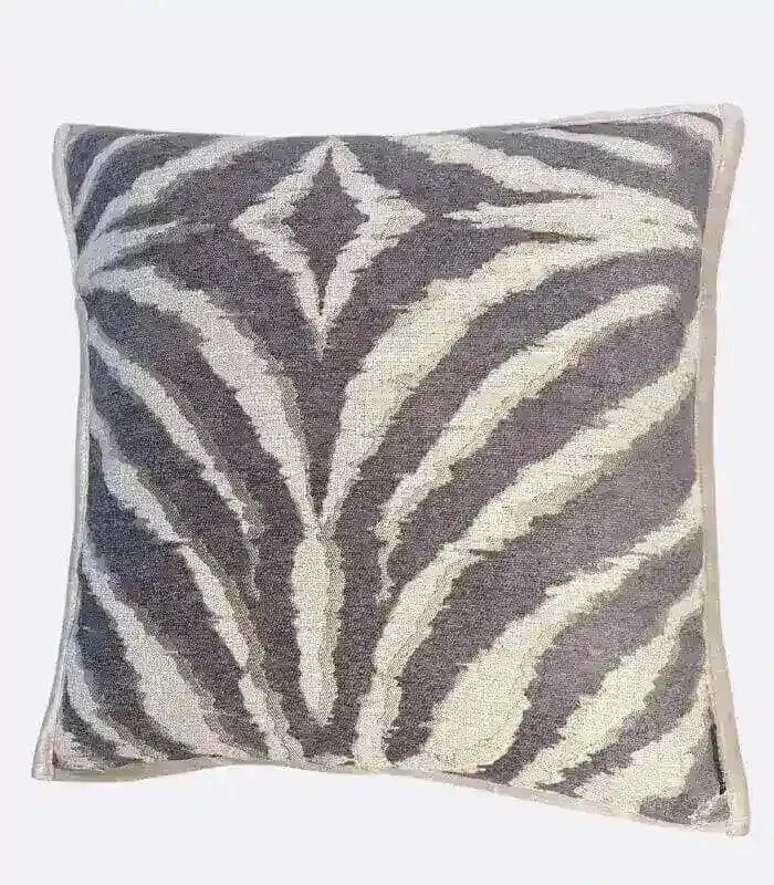 Cushion Cover Leopard & Zebra Embroidery Modern Pillow Case 45x45cm -  - #tag1#