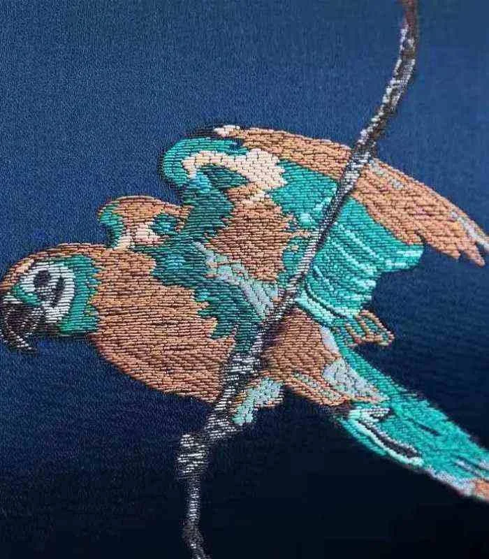 Cushion Cover Wild Life Pillow Case Embroidered Jacquard -  - #tag1#
