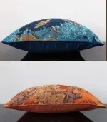 Cushion Cover Wild Life Pillow Case Embroidered Jacquard tag1
