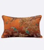 Cushion Cover Wild Life Pillow Case Embroidered Jacquard tag1