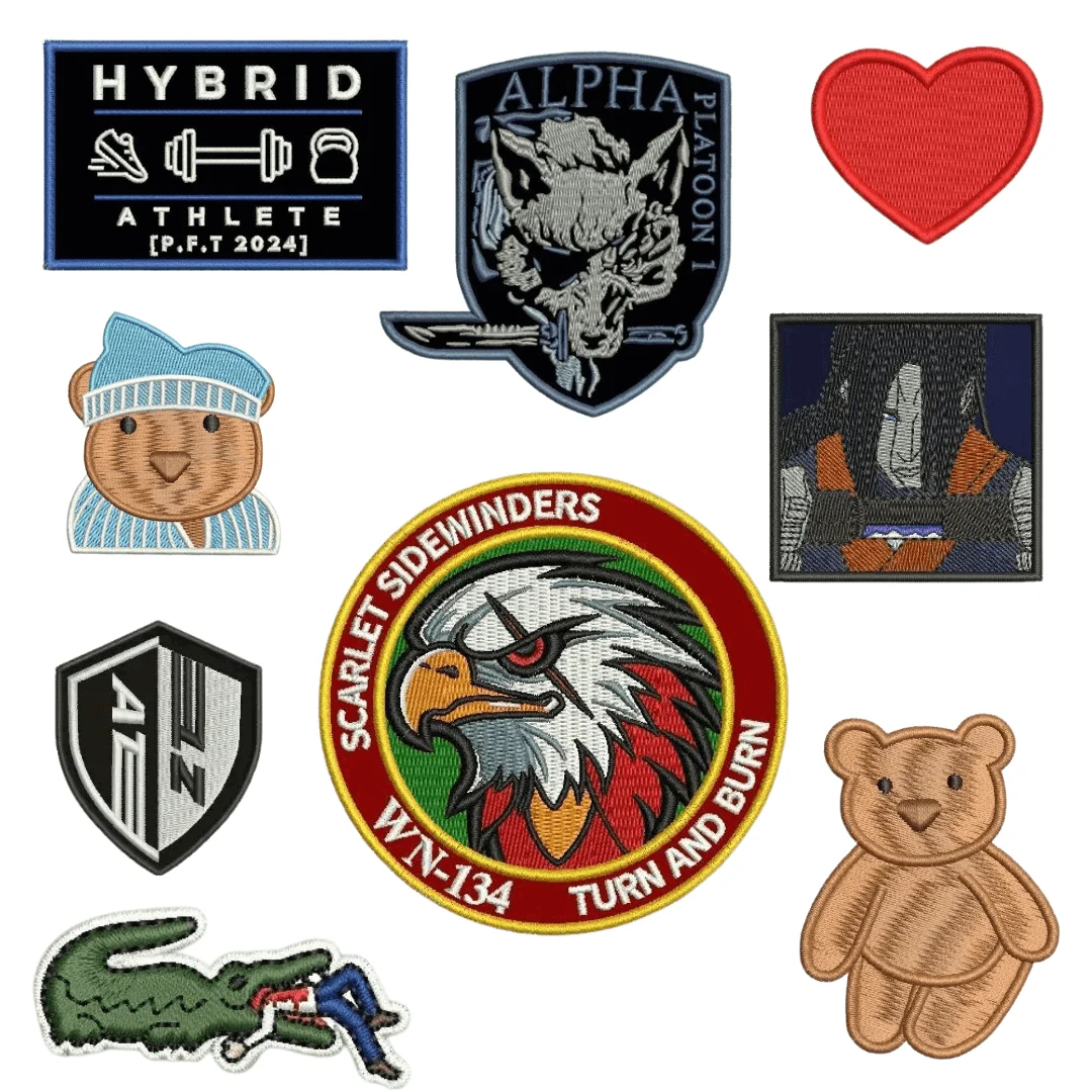 Custom Iron On and Velcro Embroidery Patches -  - #tag1#