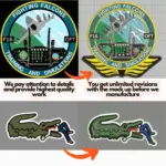 Custom Iron On and Velcro Embroidery Patches tag1
