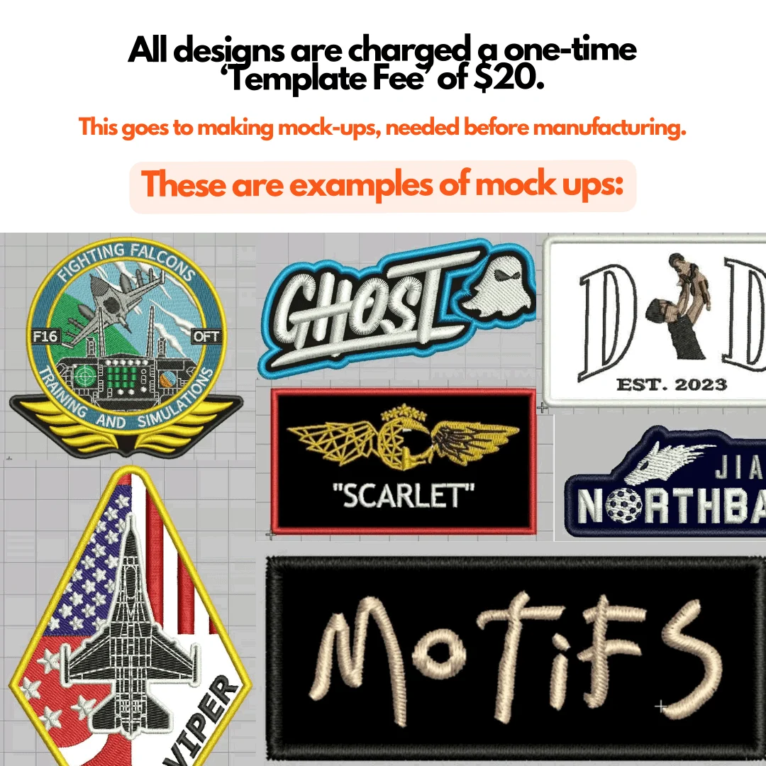 Custom Iron On and Velcro Embroidery Patches -  - #tag1#