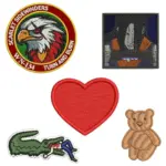 Custom Iron On and Velcro Embroidery Patches tag1