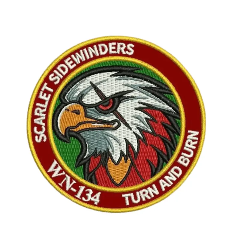 Custom Iron On and Velcro Embroidery Patches tag1