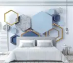 Custom Murals Wallpaper Modern 3D Stereo Abstract Art tag1