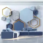 Custom Murals Wallpaper Modern 3D Stereo Abstract Art tag1