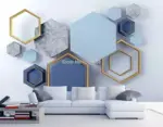 Custom Murals Wallpaper Modern 3D Stereo Abstract Art tag1