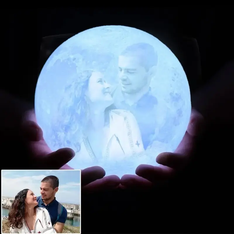 Custom Photo Moon Lamp