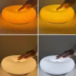 CuteDonutGlassWallLampLEDTouchWallSconce Homdiy